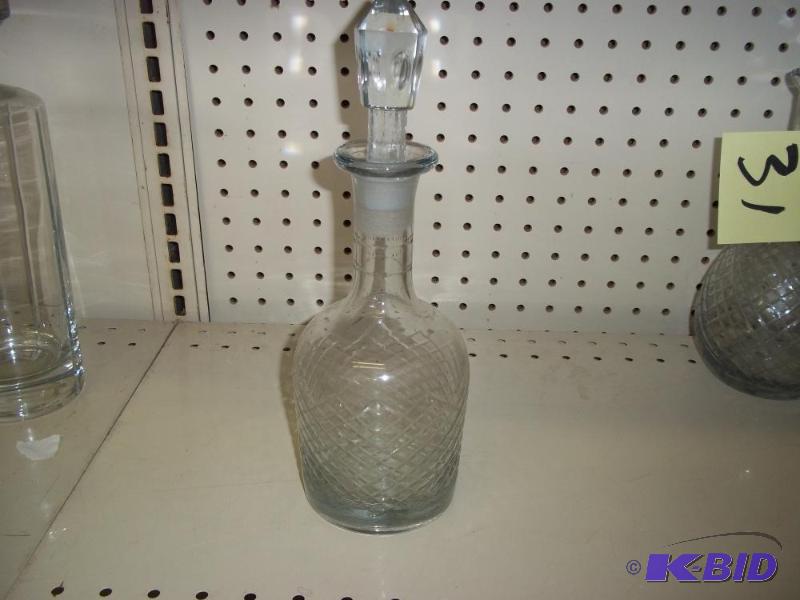 lot 39 image: Crystal Decanter...