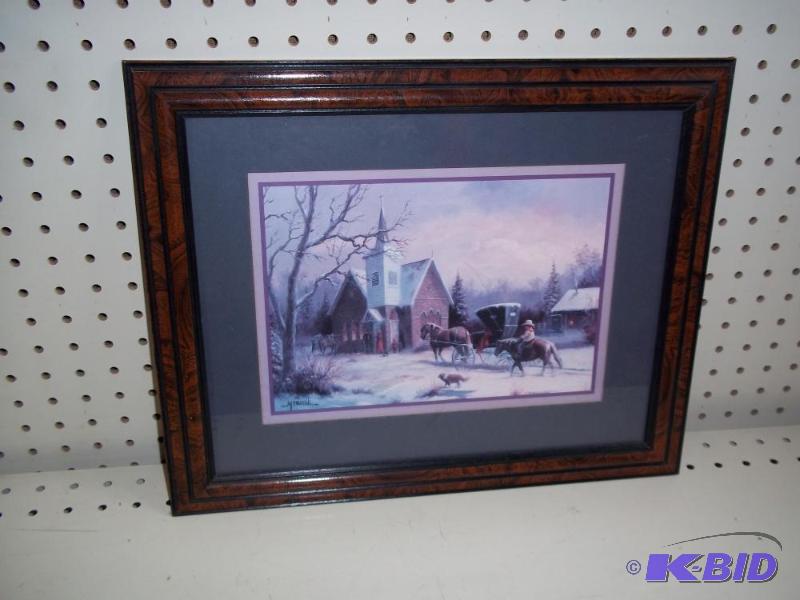 lot 66 image: Framed Print 12" x 16"...