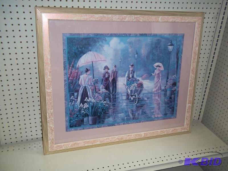lot 67 image: Framed Print 28" x 34"...