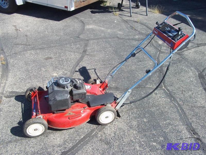 lot 7 image: Toro Recycler GTS 5 hp 2 cycle power drive mo...