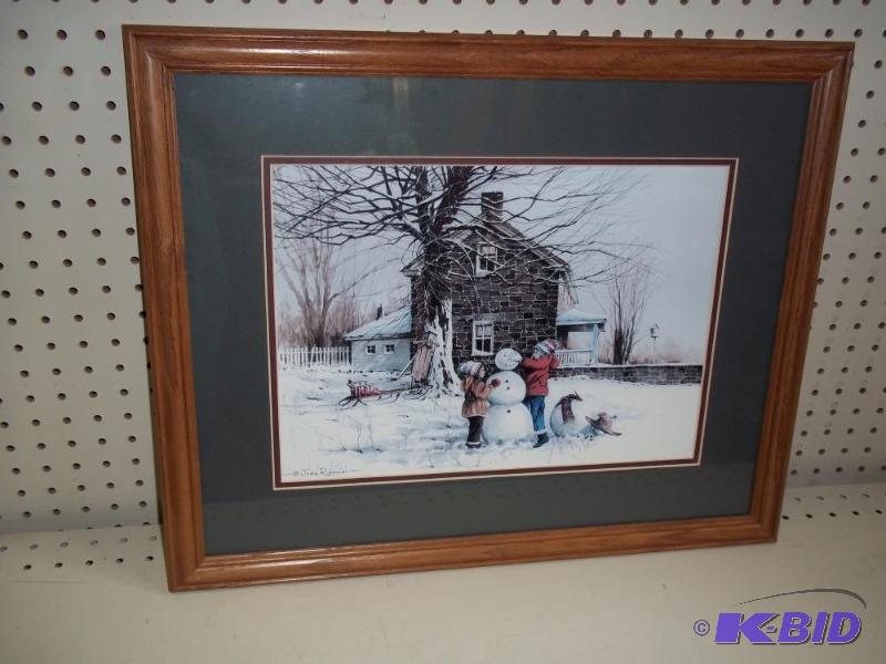 lot 73 image: Framed Print 18" x 22"...