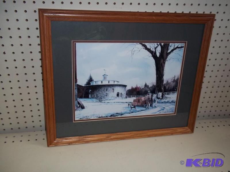 lot 75 image: Framed Print 18" x 22"...