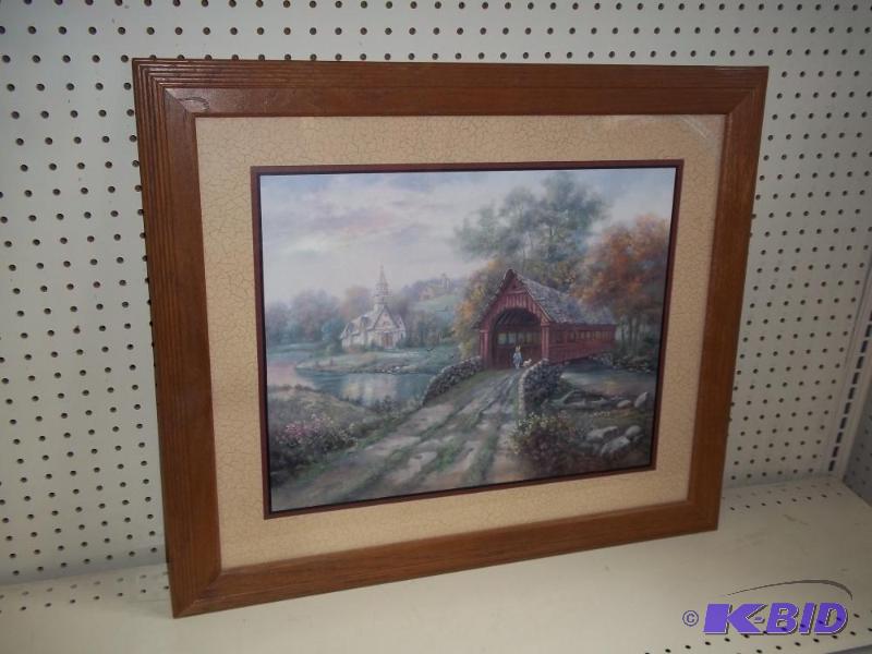 lot 76 image: Framed Print 24" x 28"...