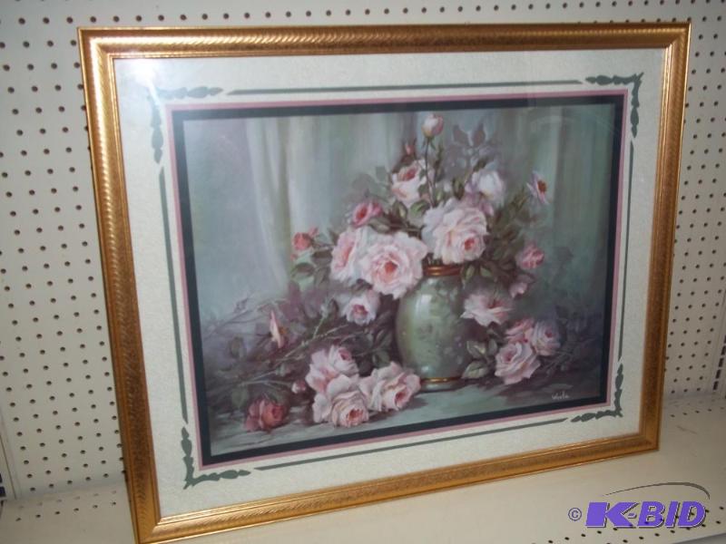 lot 79 image: Framed Print 26" x 32"...