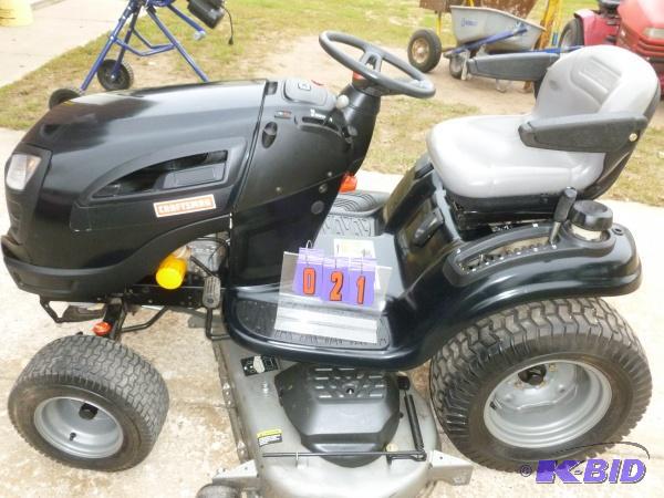 Craftsman Gt6000 Series Garden Tractor 54 Qu Sns Auctions 125 Outdoor Equipment K Bid