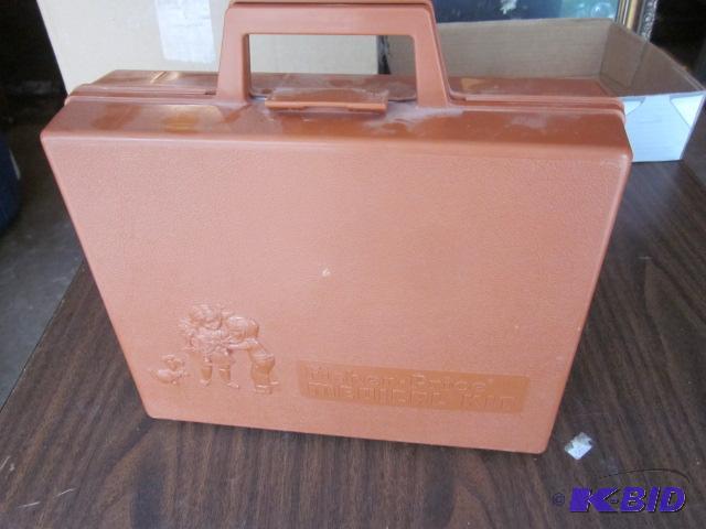 Vintage 1977 Fisher Price medical kit with ev...