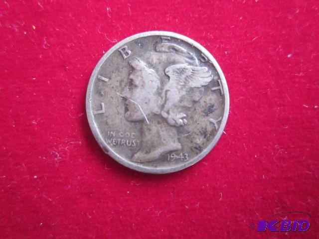 1943 S Mercury Silver Dime.&nbsp...
