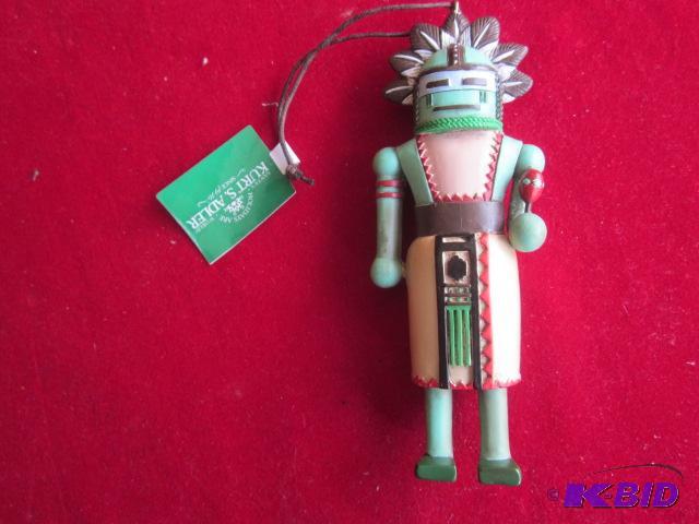 Collectible new with tag Kurt Adler Aztec orn...