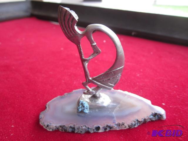 3 inch Sterling Silver figure on a sliver of ...