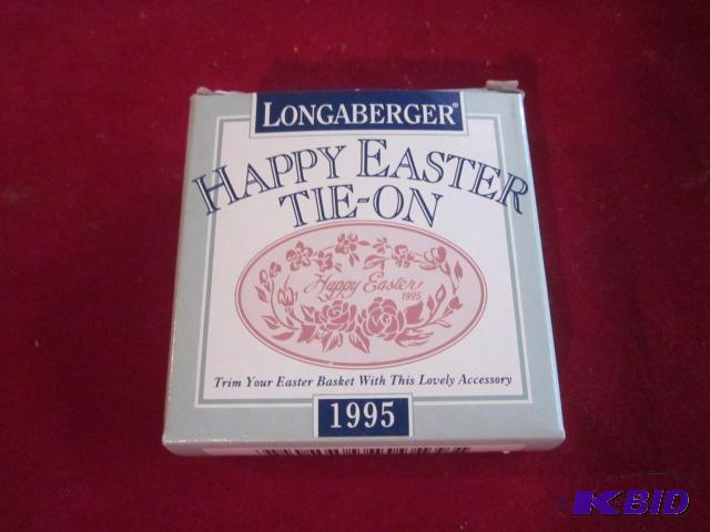 Collectible Longaberger 1995 Happy Easter tie...