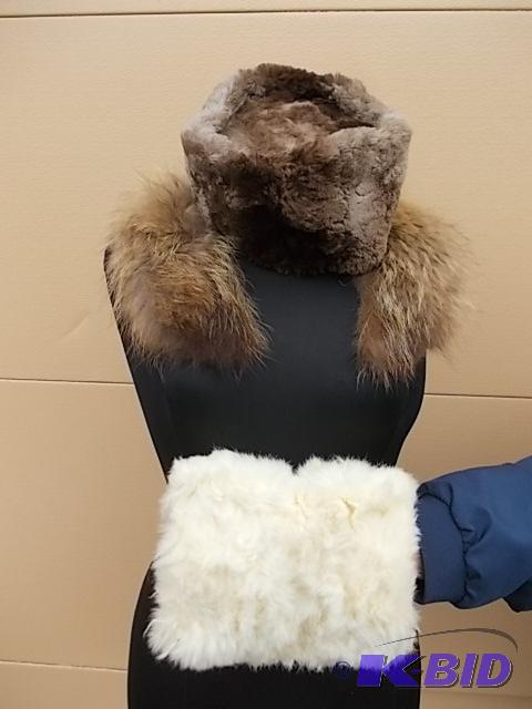 3-Fur Items &nbspHat, Collar, Muff...