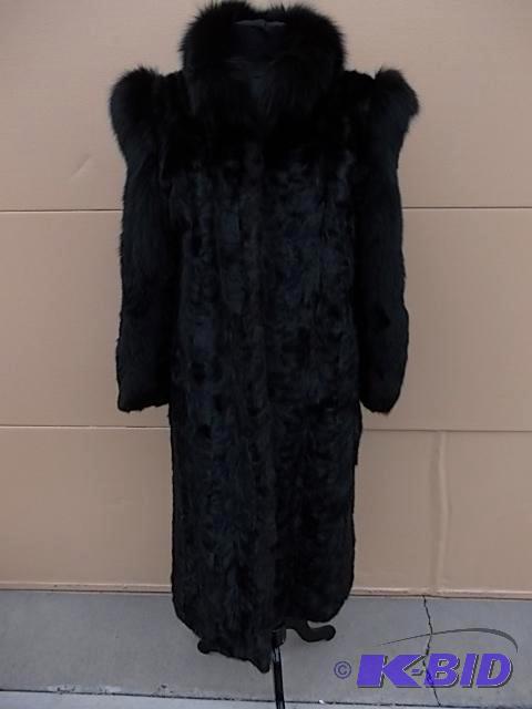No Label Black fur Coat...