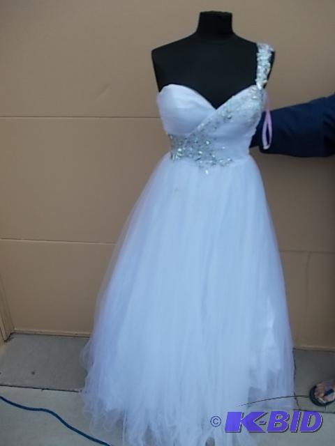 Alexia Designs Size 12 White Tulle Dress With...