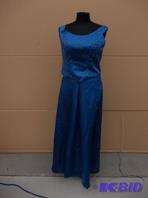 2 Piece Blue Beaded Alfred Angelo Size 14...