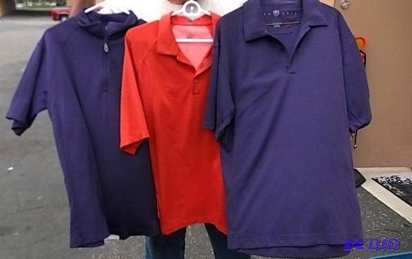 3-Nike Golf Shirts (Size L)...