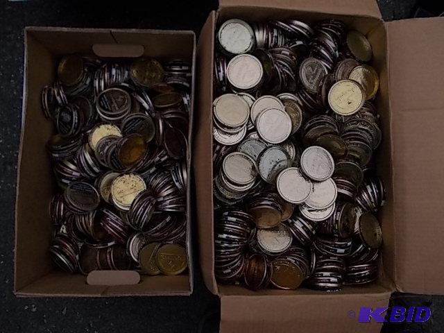2 Large Box Lot Of Copenhagen Lids...