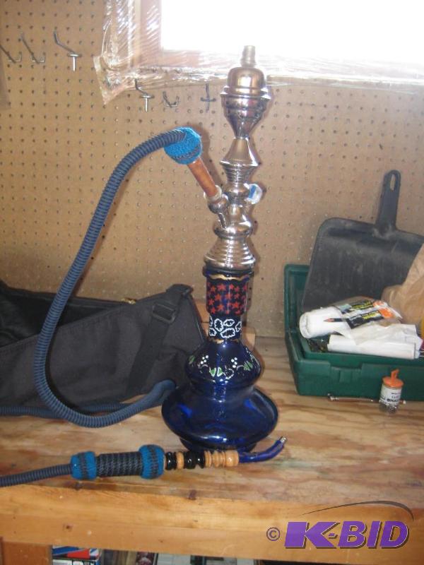 lot 12 image: Hookah Pipe (Authentic brought back from India)