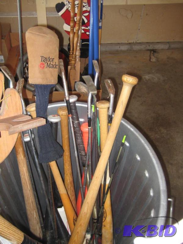 lot 25 image: Garbage Can of Bats