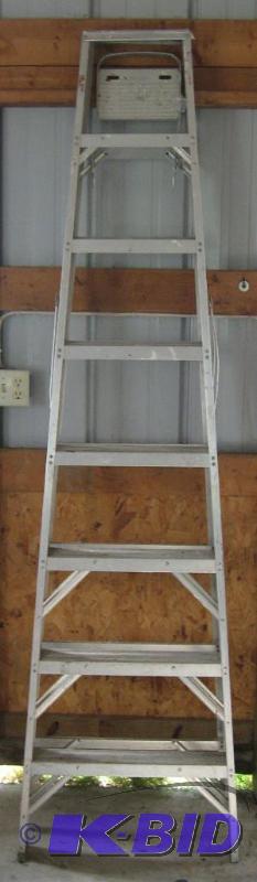 lot 44 image: 10 Foot Aluminum Ladder