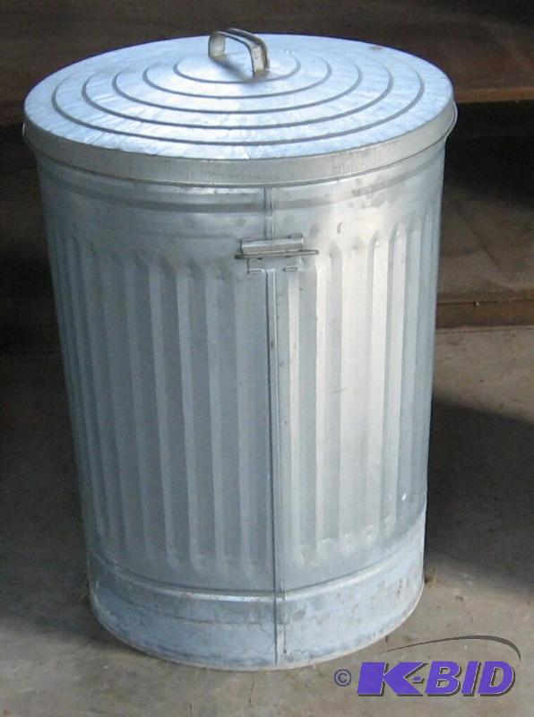 lot 68 image: Metal Garbage Can