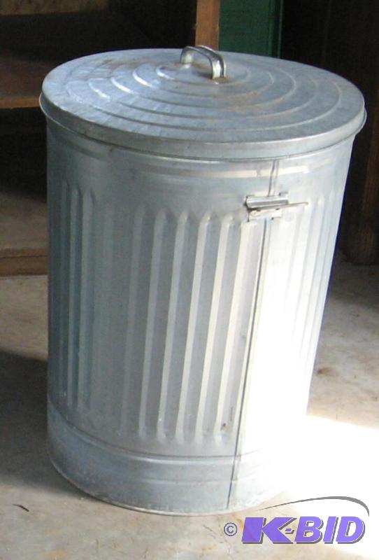 lot 69 image: Metal Garbage Can