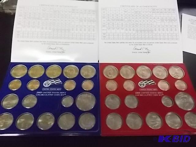 2009 Mint Set With Presidential Dollars &amp...