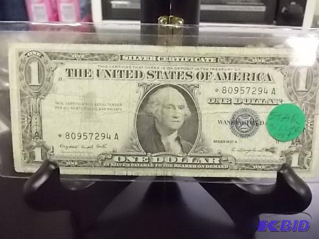 $1 Silver Certificate 1957 Star Series...