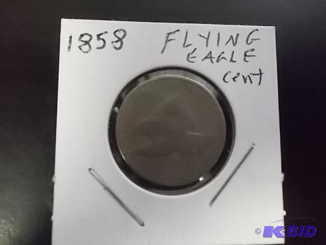1858 Flying Eagle Cent...