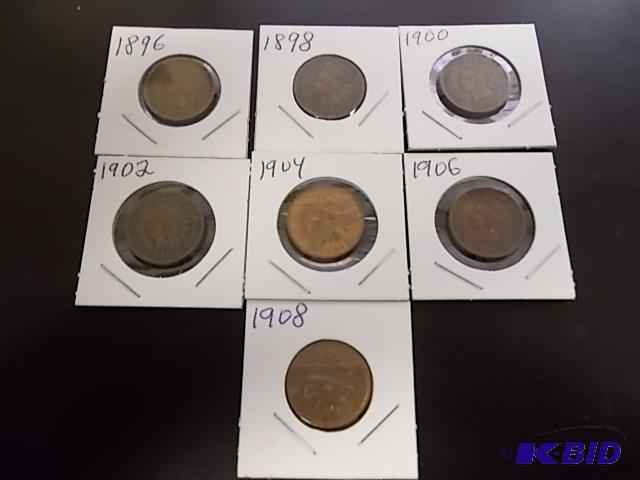 Collection Of &nbsp7 Even Date Indian Head C...