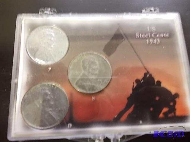 Set Of Steel War Time Cents All Mints...