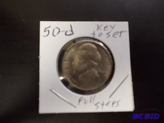 1950 D Jefferson Nickel Key To Set...