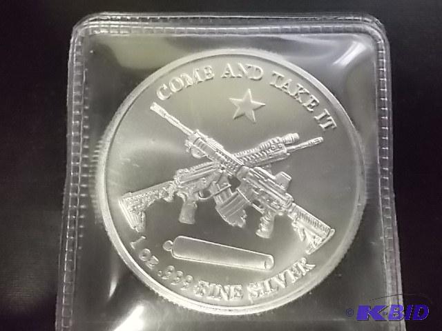 One Ounce Silver Round Commemorative .999 Fin...