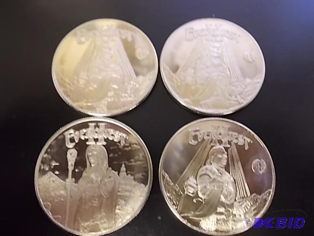 4 Gaming Tokens BrassBronze...