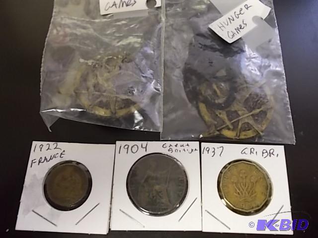 3 Old Foreign Coins From Europe...