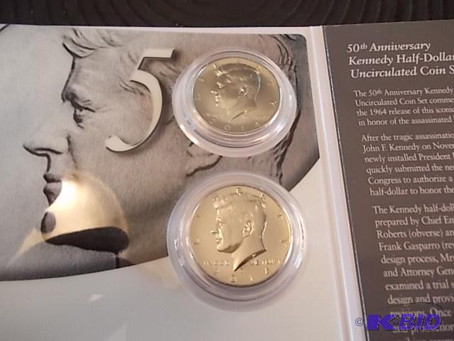 50th Anniversary Kennedy Half Dollar Uncircul...