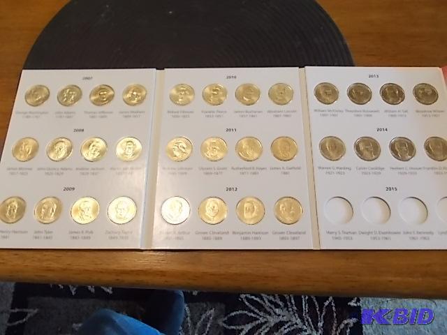 Presidential Dollars Set (Uncirculated) 2007-...