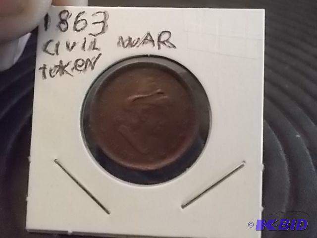 1863 Civil War Token...