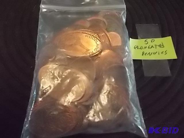Lot Of 50-Elongated Pennies...