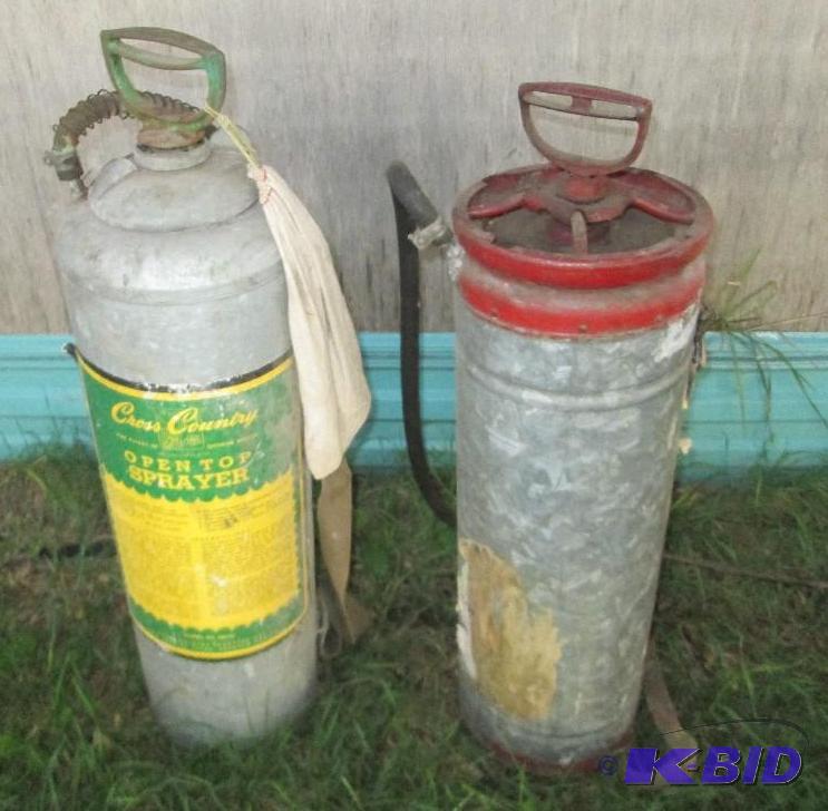 lot 89 image: Pair of vintage sprayers...
