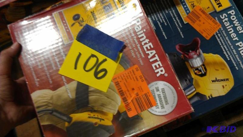 lot 106 image: Paint Eater AND Power Stainer Plus. Both Wagn...