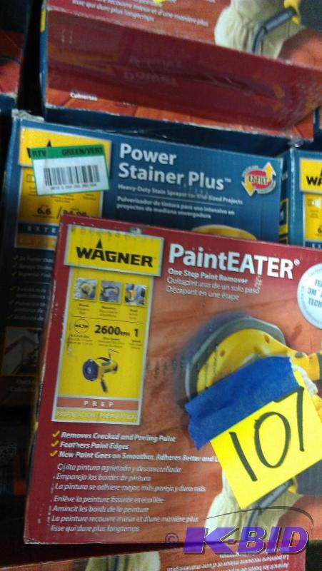 lot 107 image: Paint Eater AND Power Stainer Plus. Both Wagn...