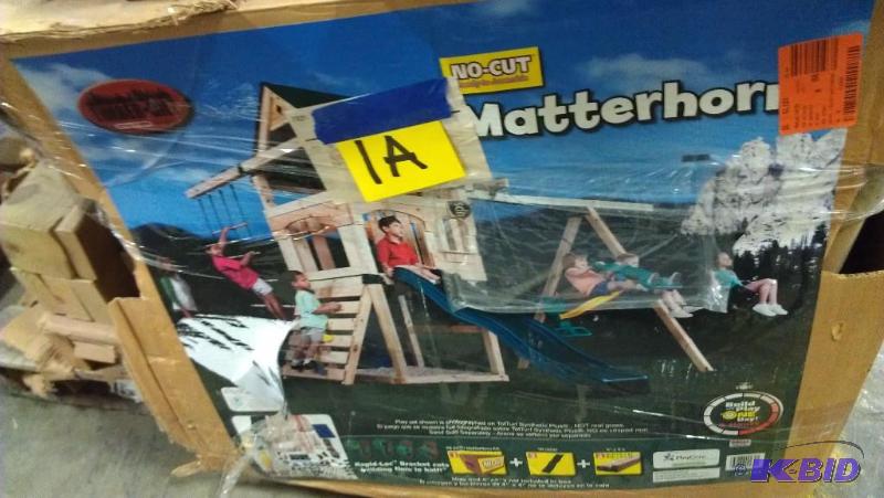 lot 1A image: The Matterhorn Play Castle. Timberbuilt brand...