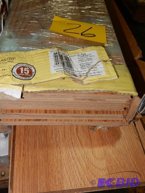 lot 26 image: 2 Boxes, Traffic Master, Glenwood Oak.. 9 pla...