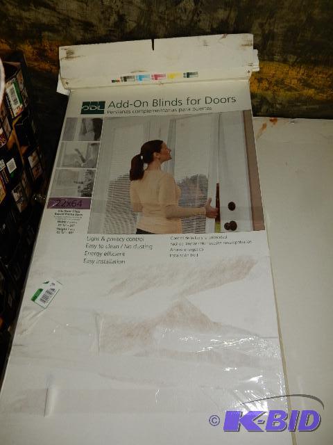 lot 28 image: Add on Blinds for Doors.. Fits 22in x 64 in w...