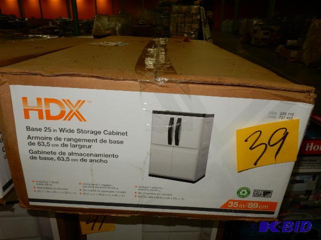lot 39 image: Heavy Plastic Storage Cabinets.. Assembly req...