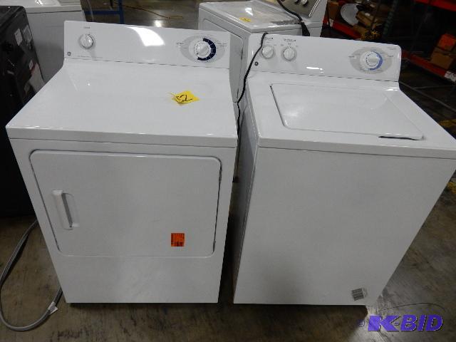 lot 52 image: GE Washer and Dryer.. These DO NOT WORK. .My ...