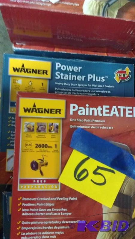 lot 65 image: Paint Eater AND Power Stainer Plus. Both Wagn...