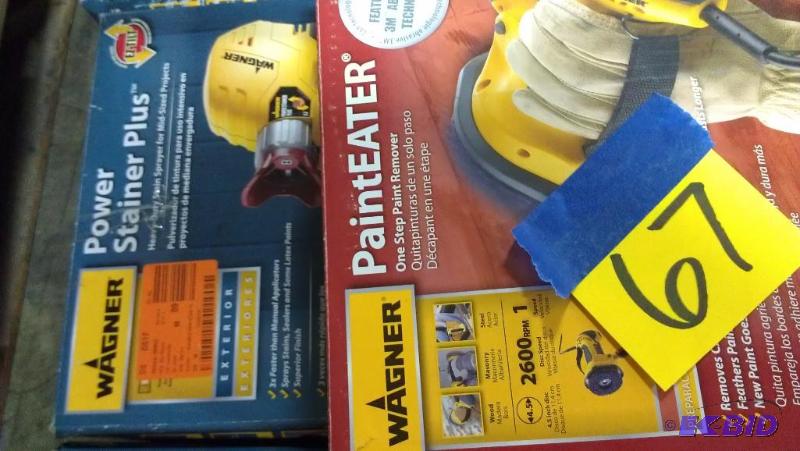 lot 67 image: Paint Eater AND Power Stainer Plus. Both Wagn...