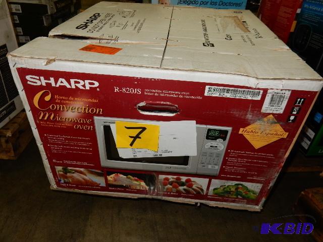 lot 7 image: Sharp MicrowaveConvection Oven...