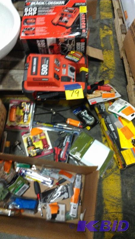 lot 79 image: Jump Starter with Compressor, Black and Decke...